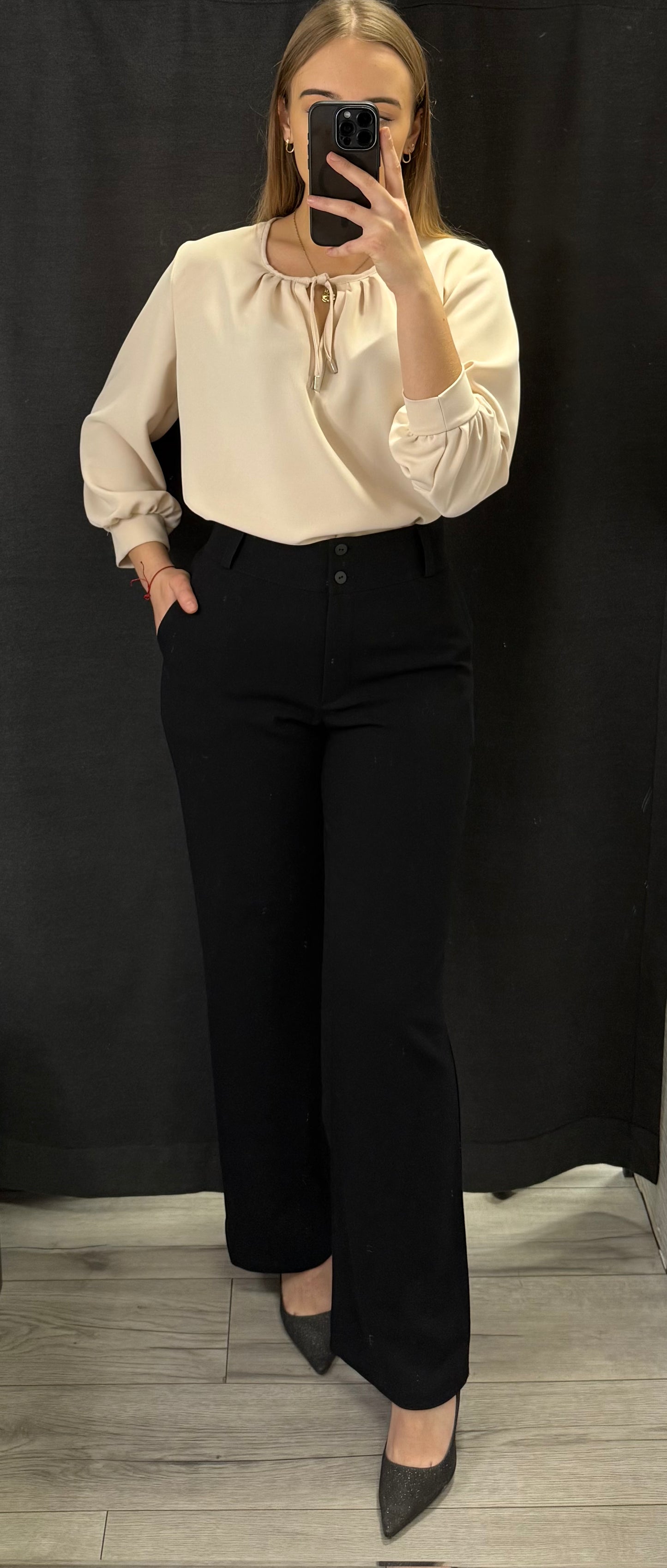 Eleganckie spodnie czarne