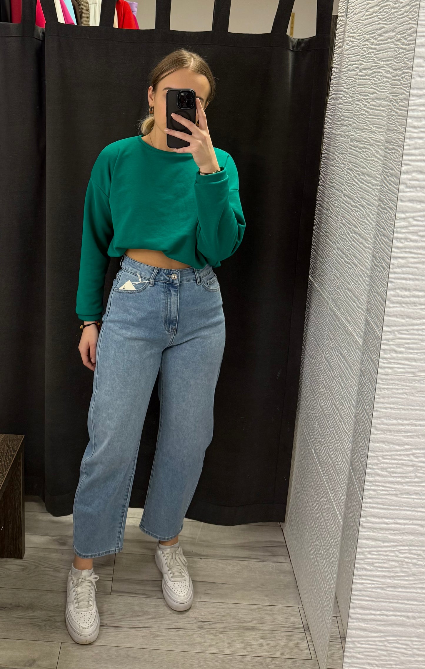 Jeansy bananki