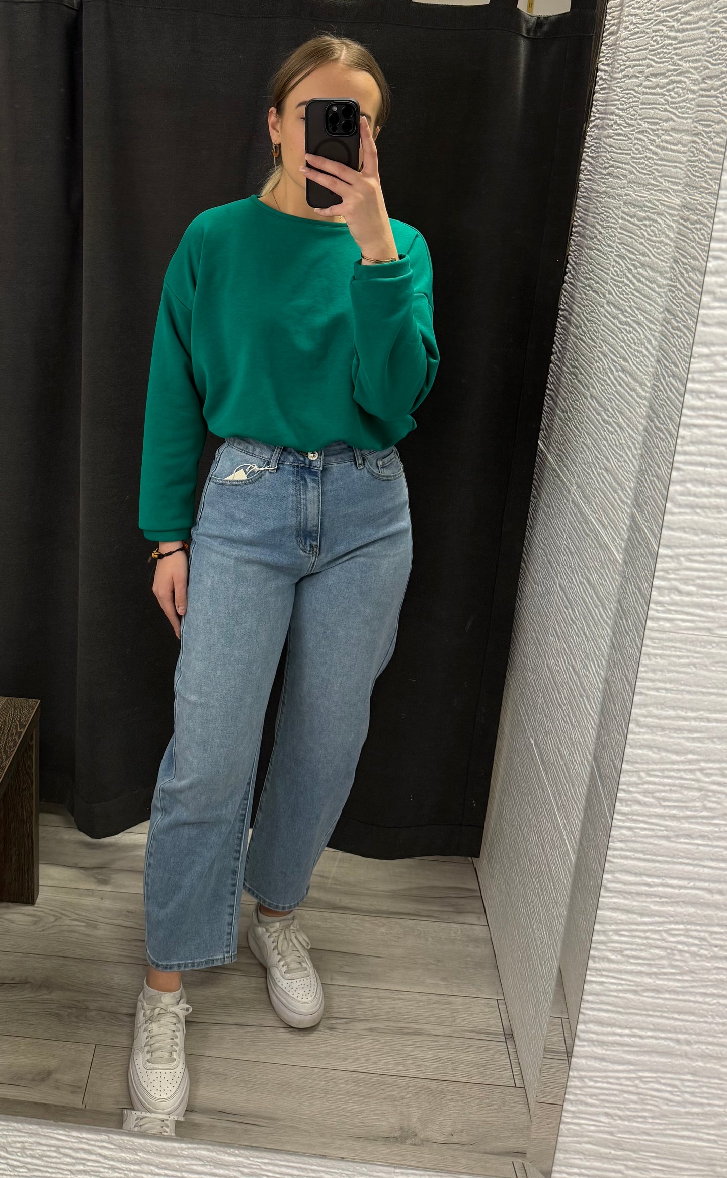 Jeansy bananki