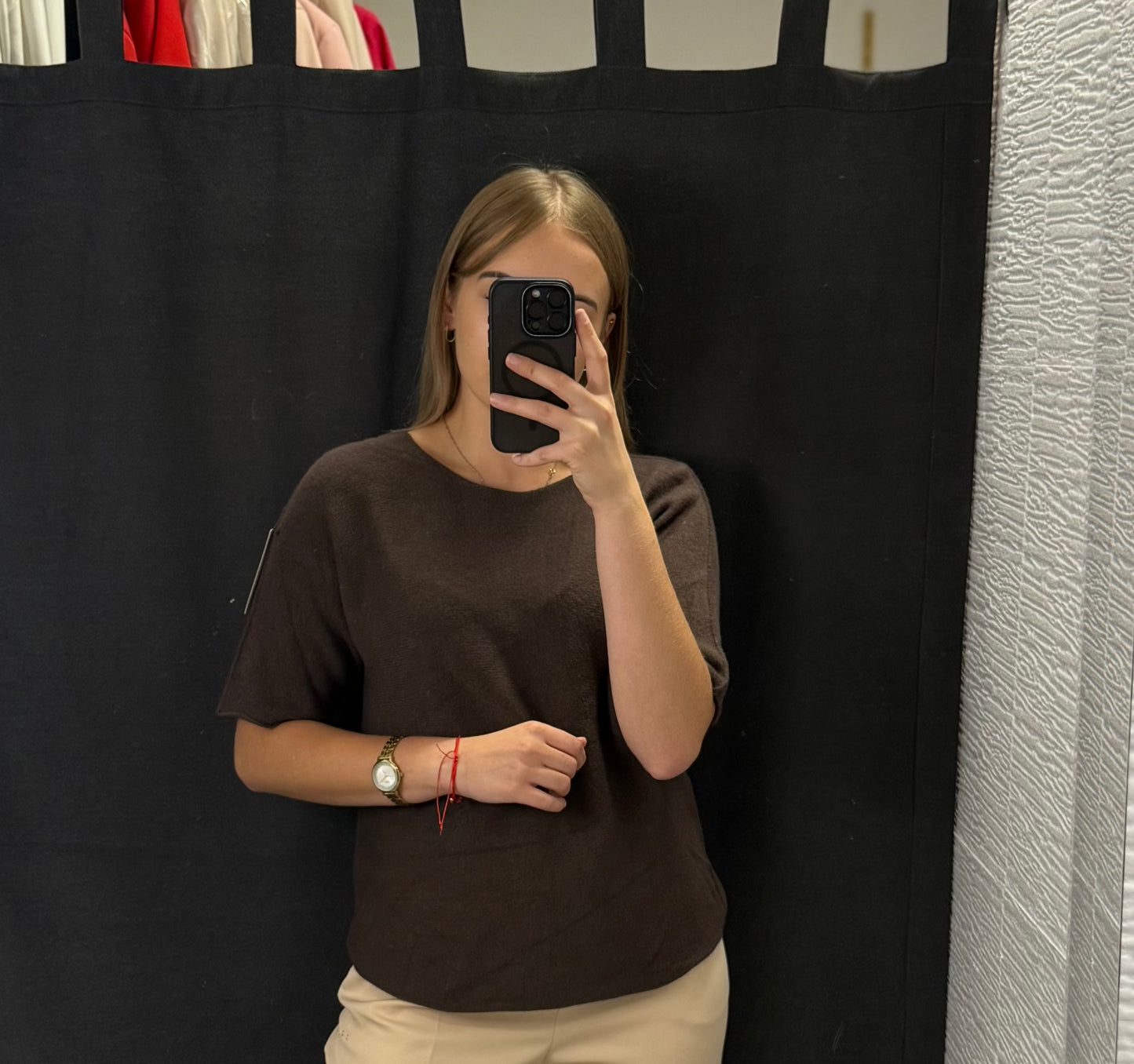 Sweter wiskozowy 3/4 rękaw