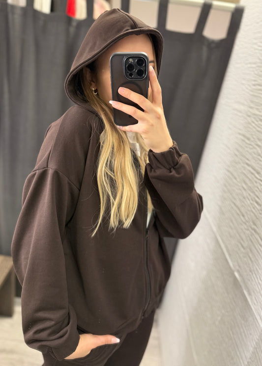 Bluza rozpinana z kapturem