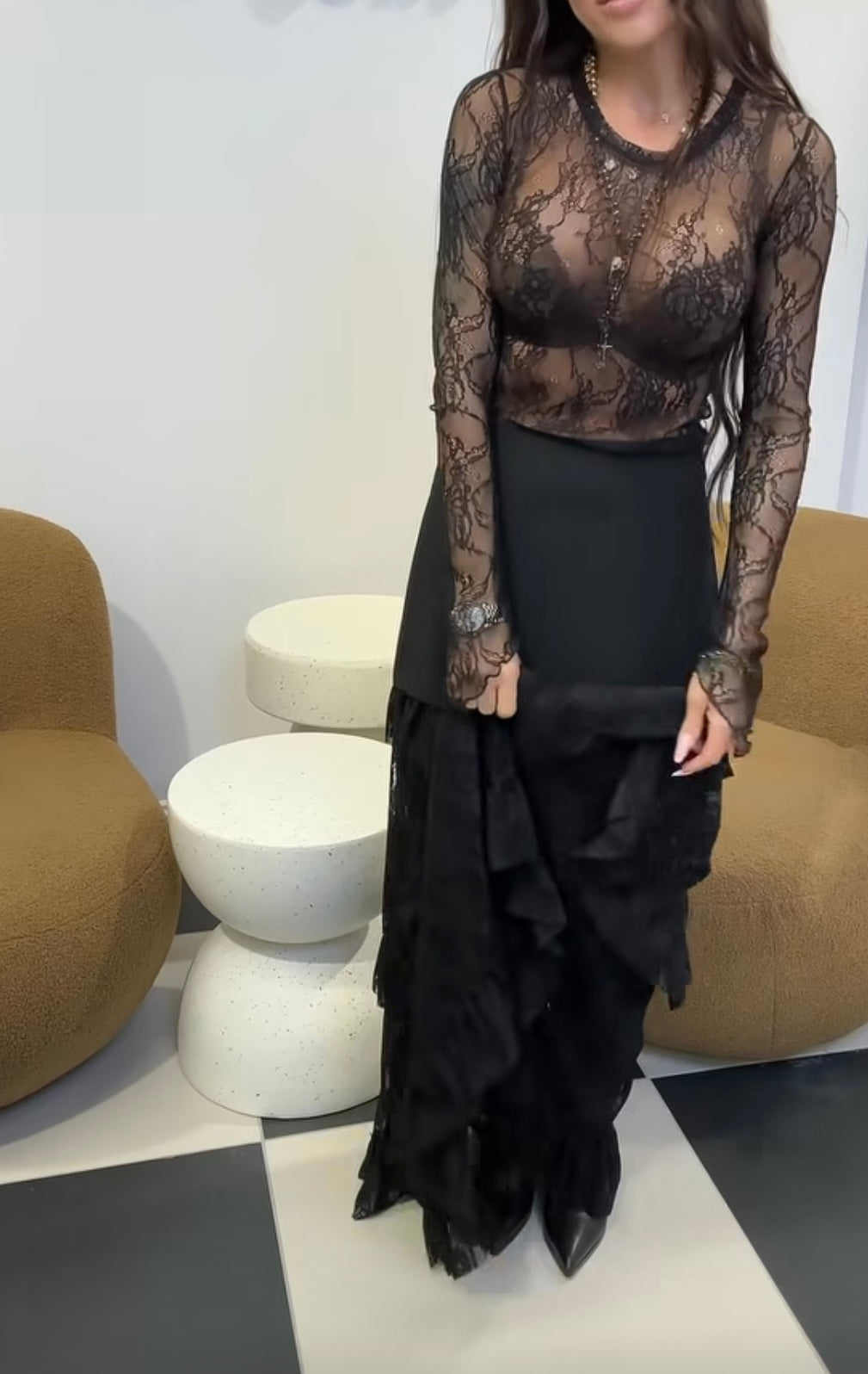 Bluzka koronkowa Lady Drama