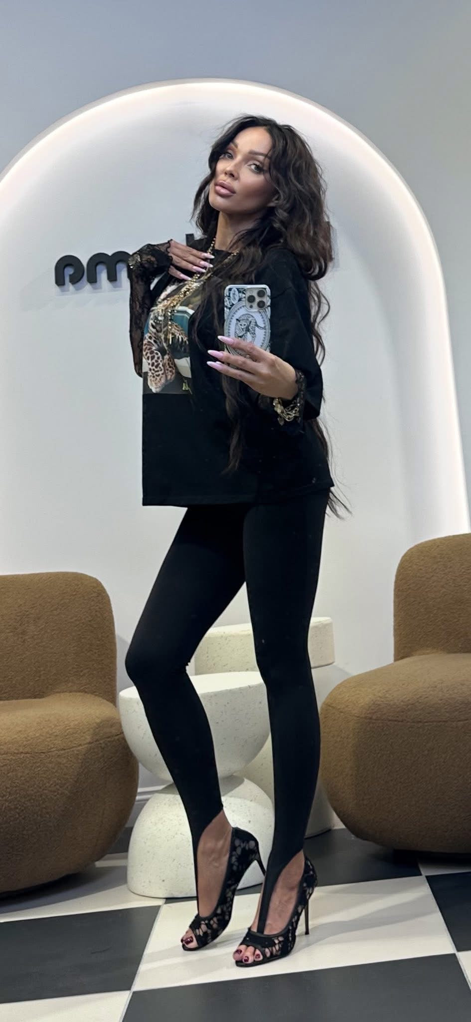 Legginsy na palec LADY DRAMA