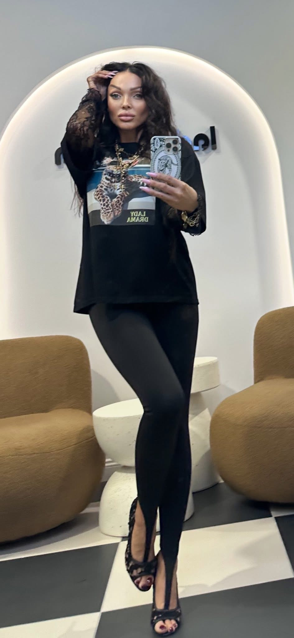 Legginsy na palec LADY DRAMA
