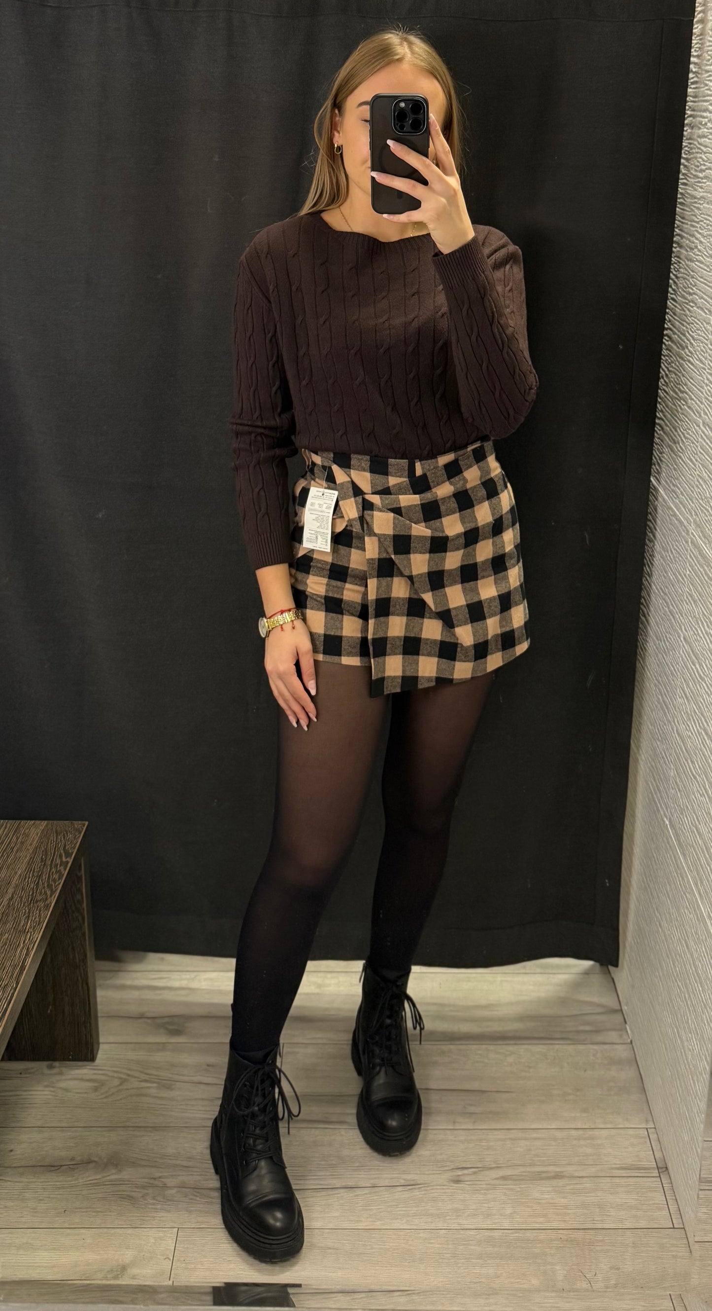 Sweter warkocz