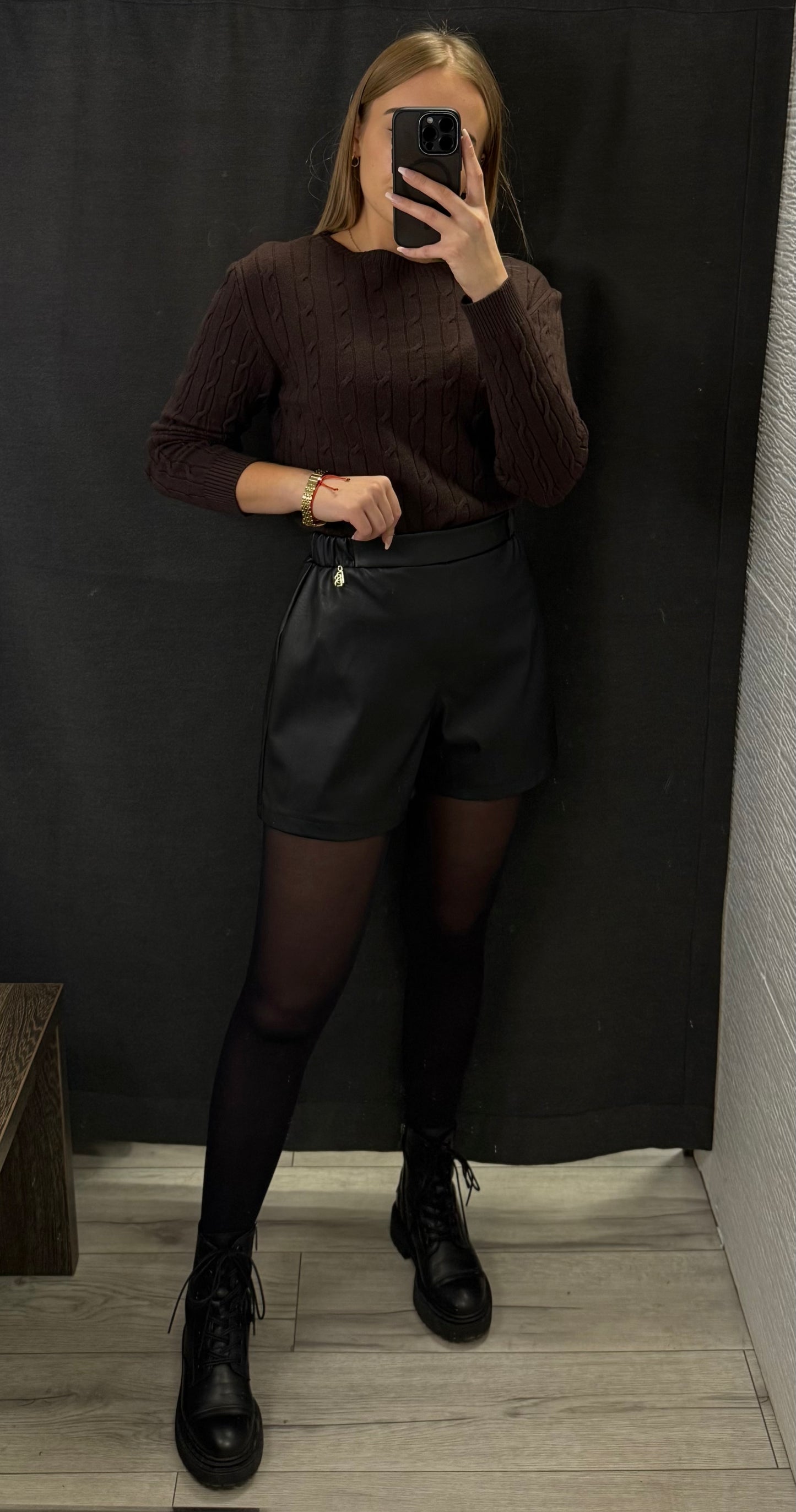 Sweter warkocz