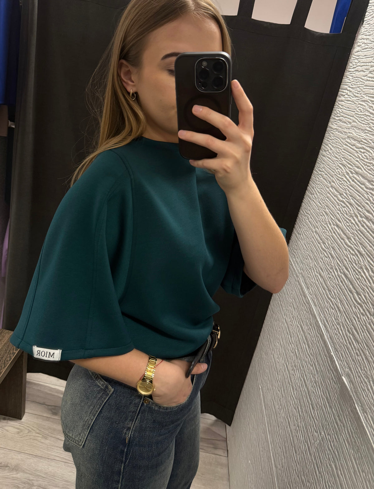 T-shirt z luźnymi rękawami