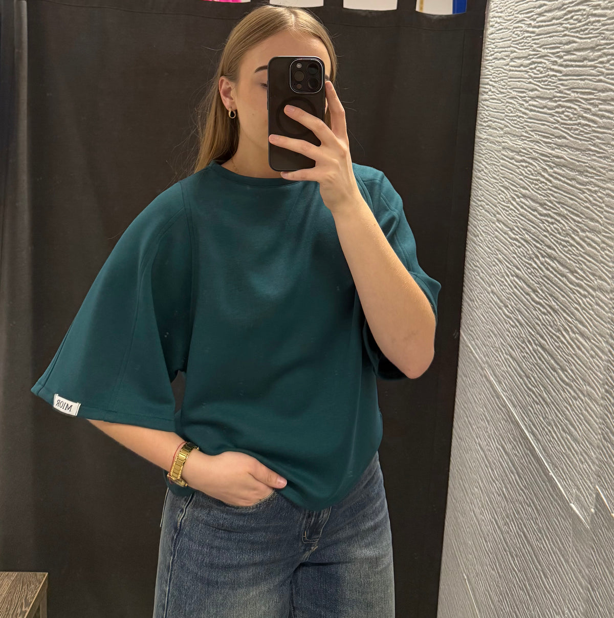 T-shirt z luźnymi rękawami