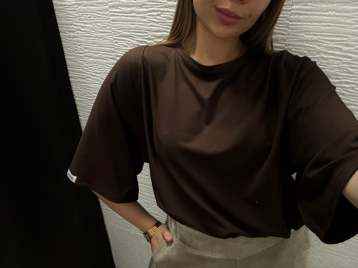 T-shirt z luźnymi rękawami