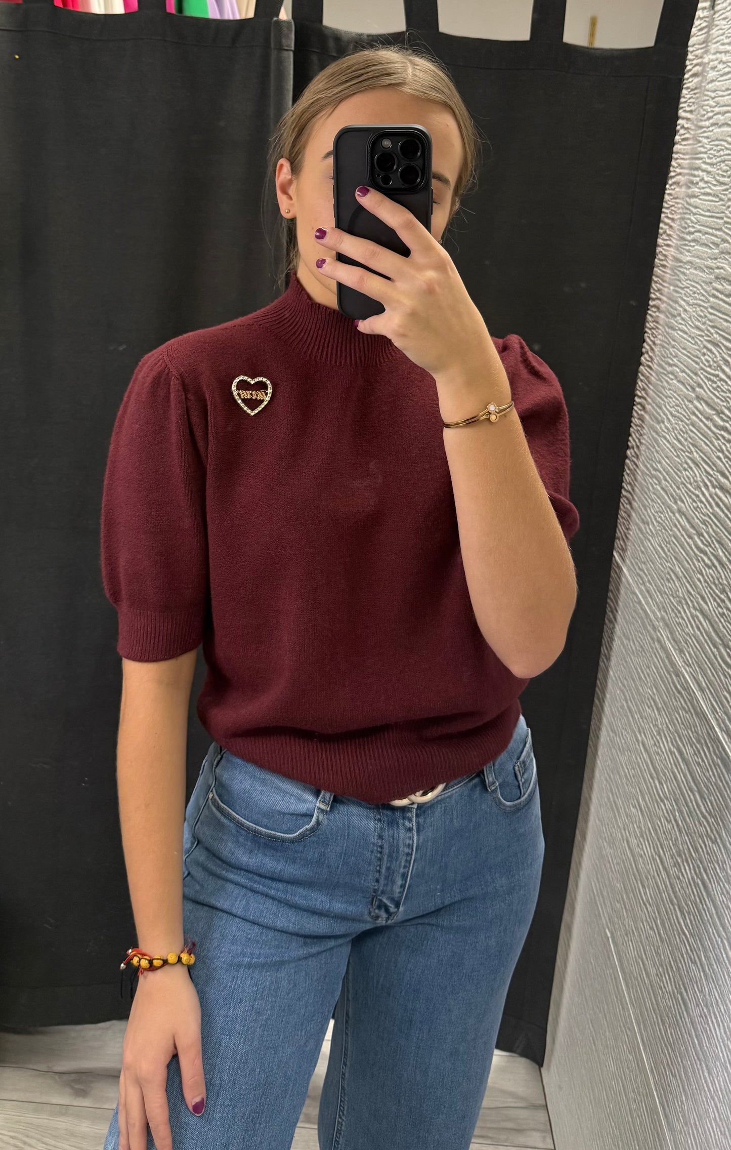 Sweterek z krótkim rękawem