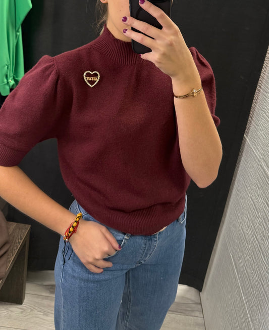 Sweterek z krótkim rękawem