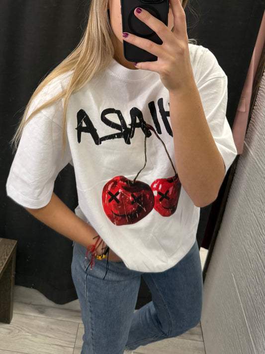 T-shirt wiśnie