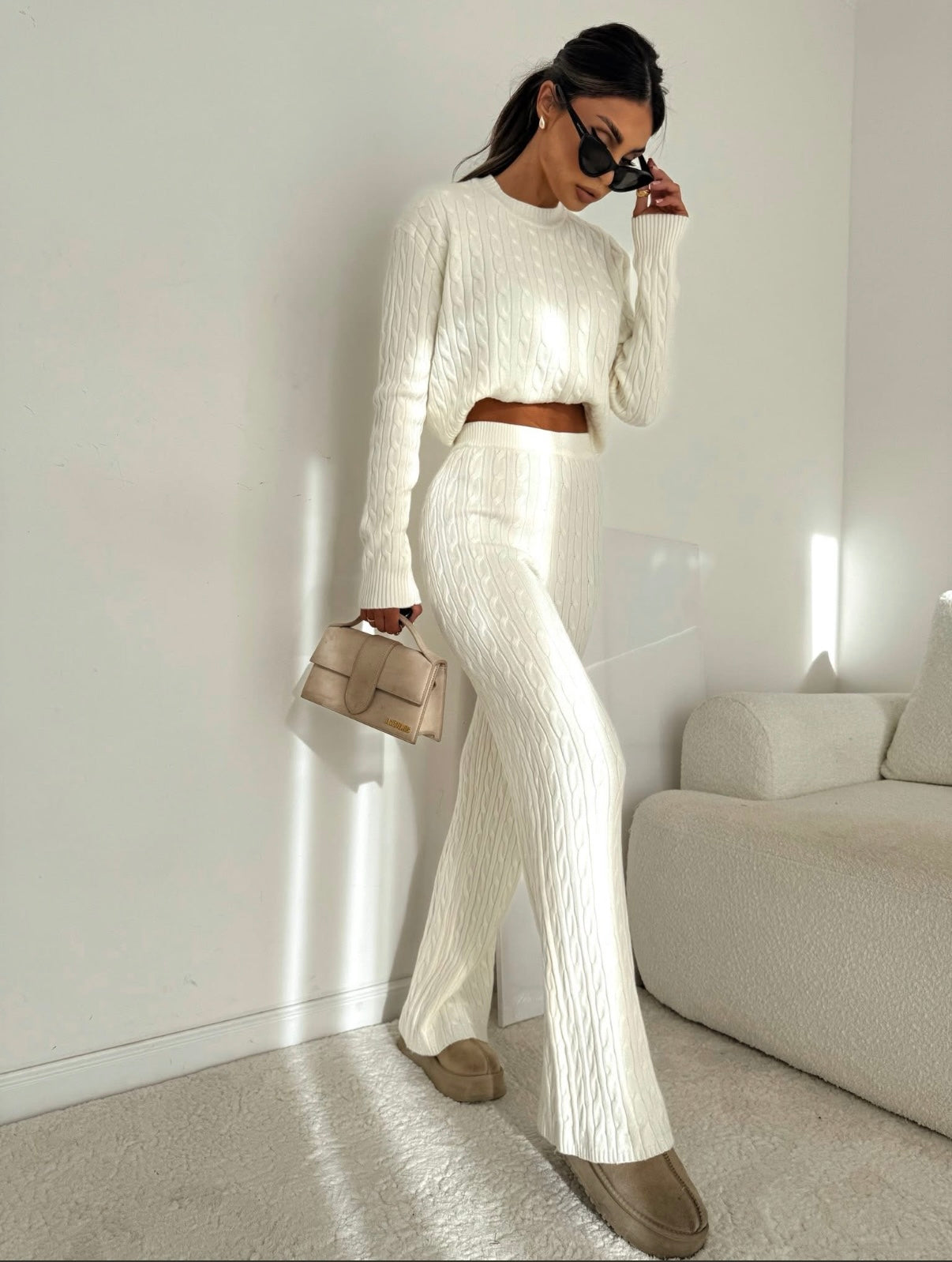 Komplet dzianinowy Cotton Knit