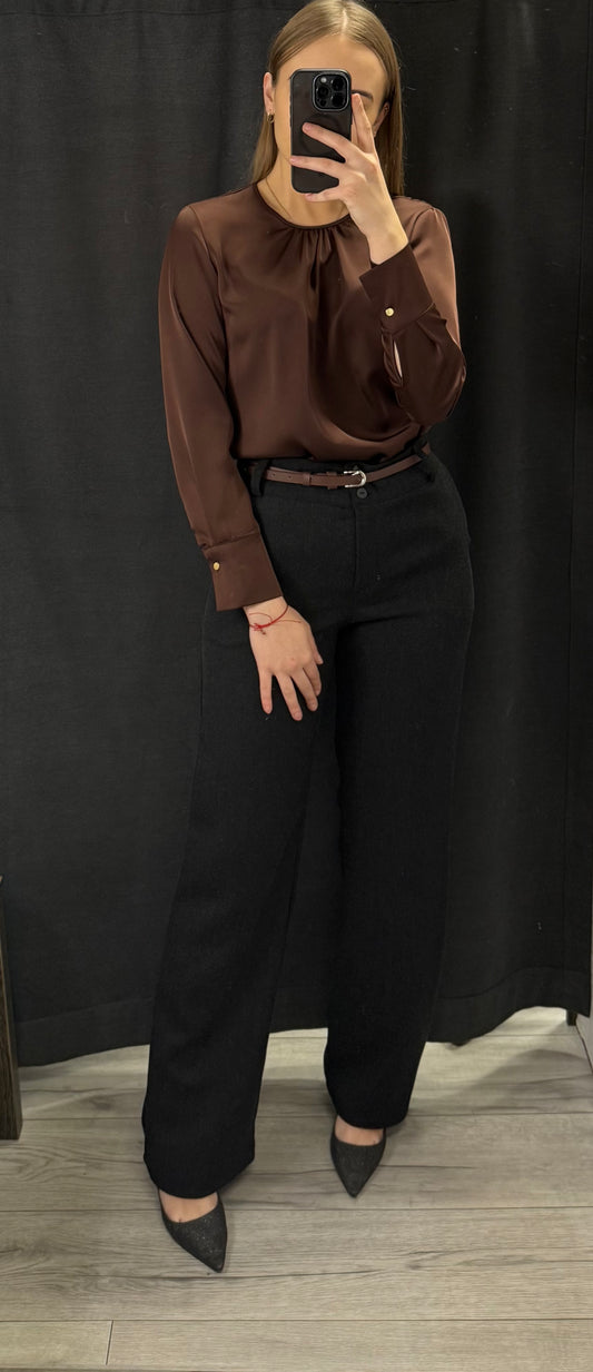 Spodnie eleganckie grafitowe