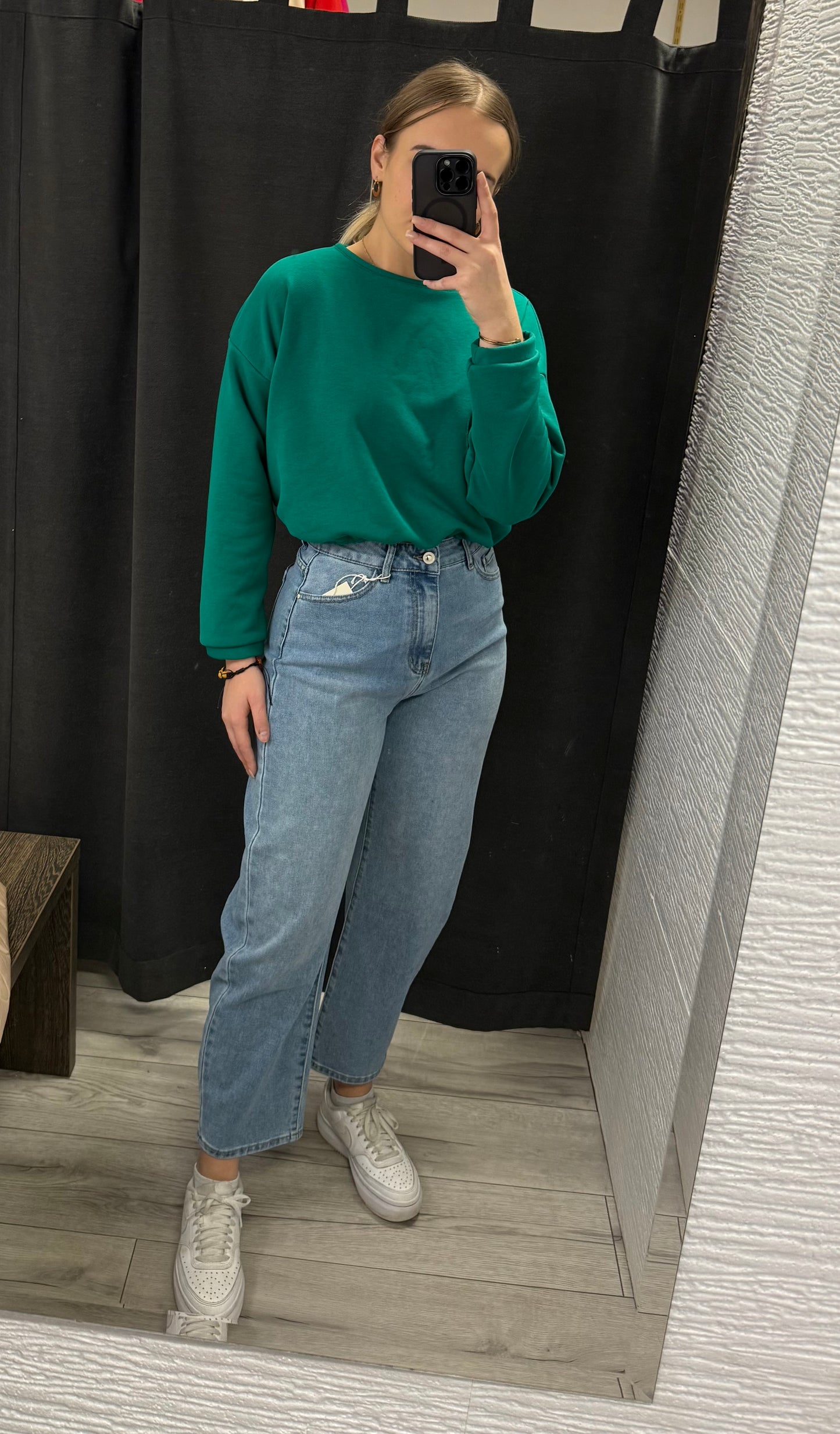 Jeansy bananki
