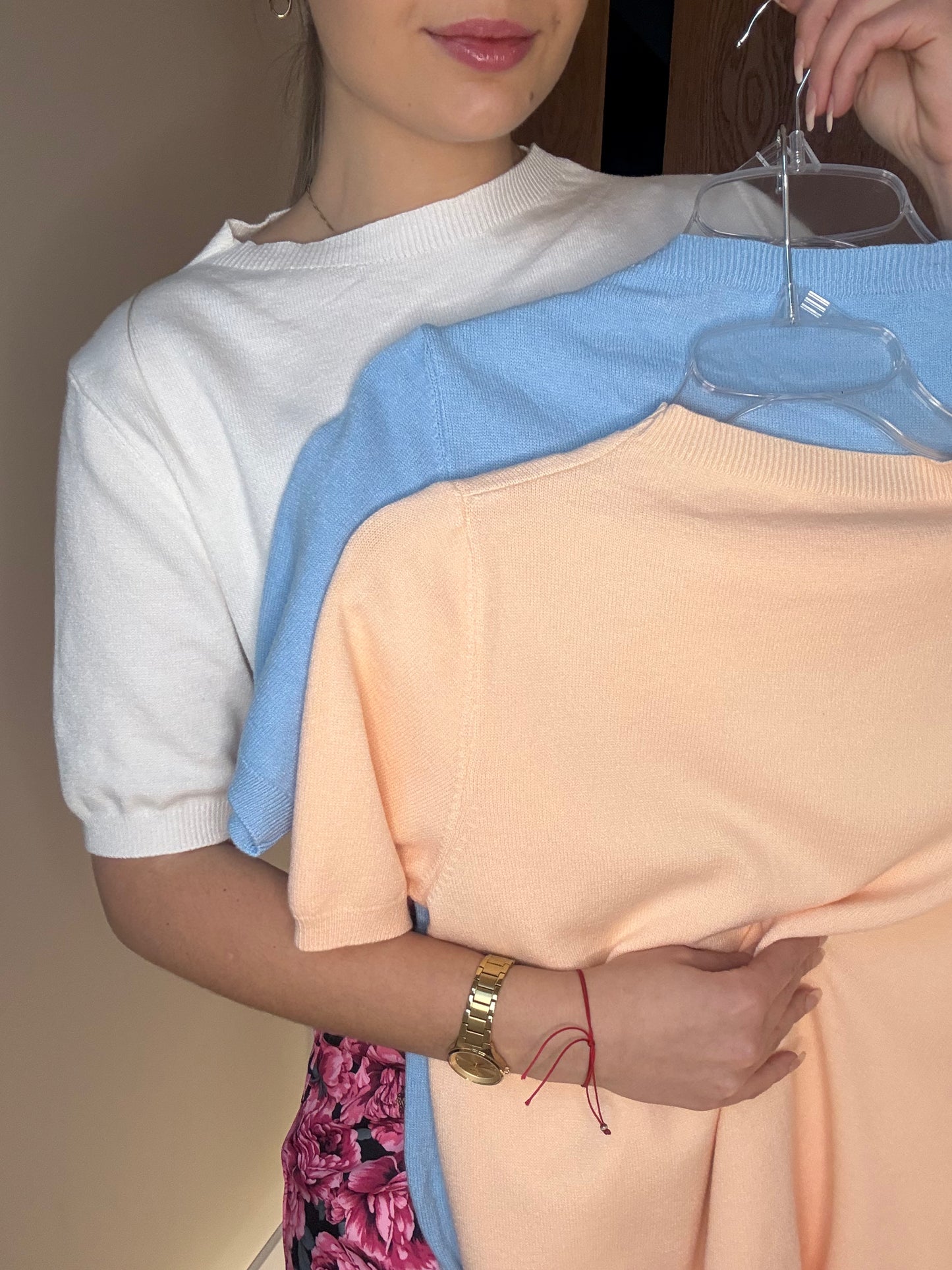 Sweter z krótkim rękawem