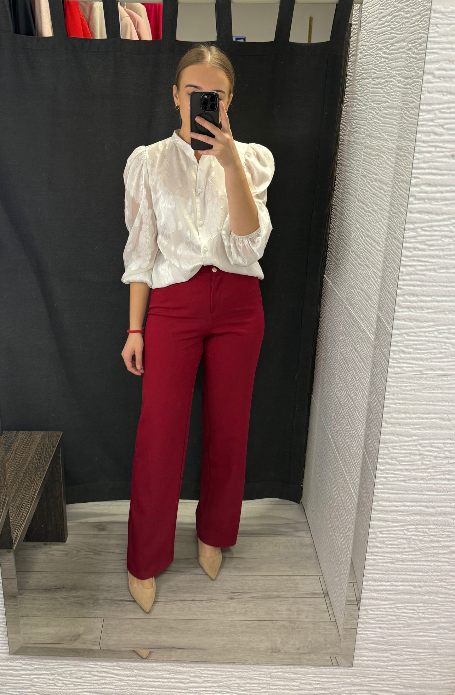 Spodnie Classy bordo