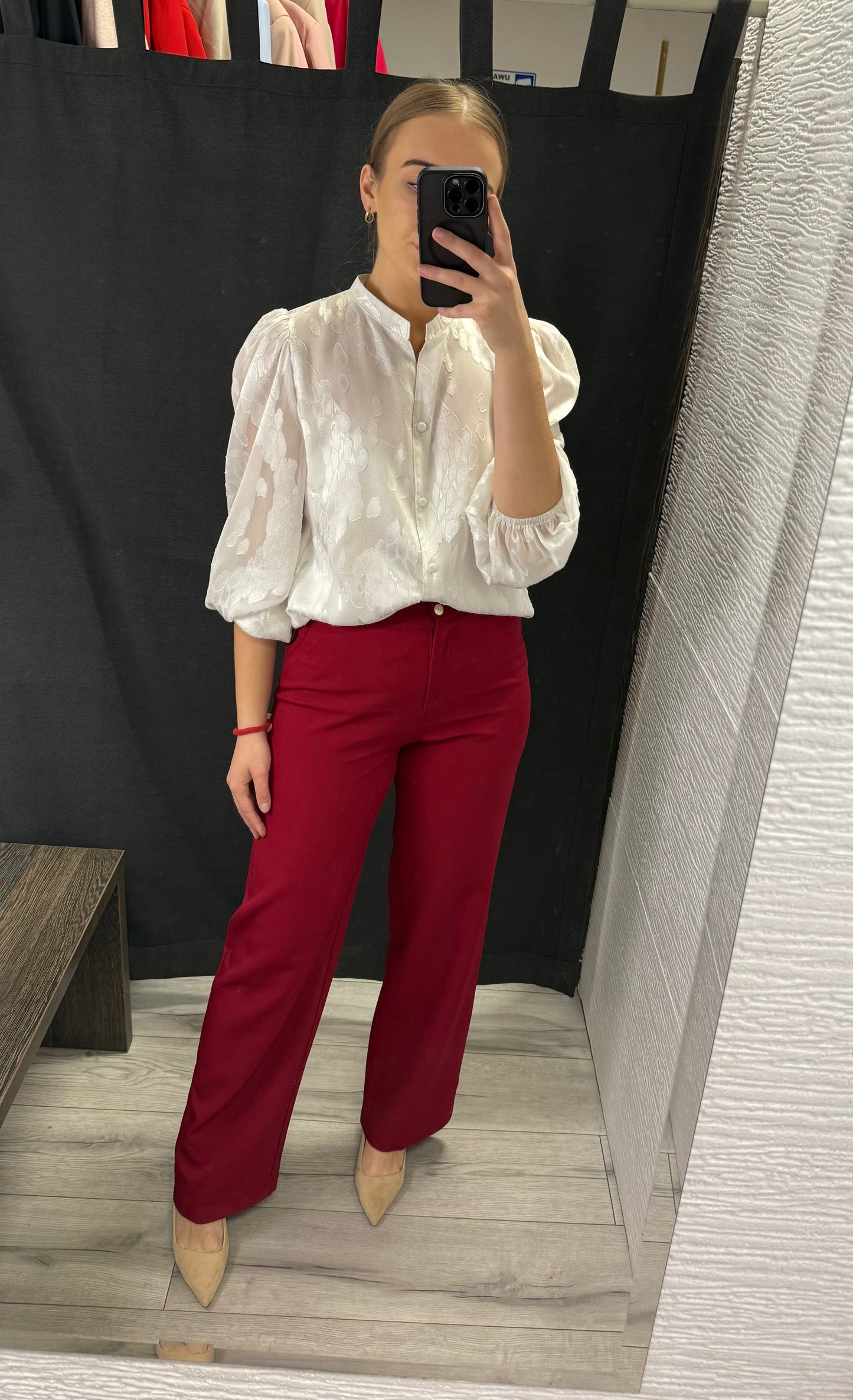 Spodnie Classy bordo