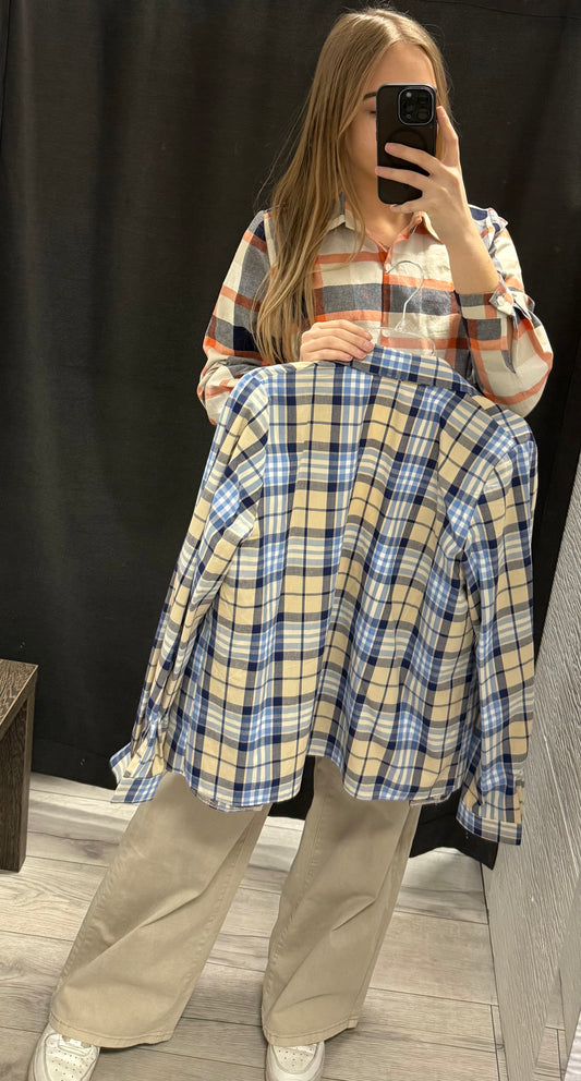 Bawełniana koszula w kratę