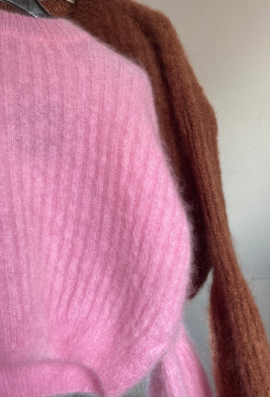 Sweter mohair kid